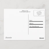 Denken Sie Postkarte (Rückseite)