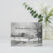 Denken Sie Postkarte (Stehend Vorderseite)