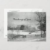 Denken Sie Postkarte (Vorne/Hinten)