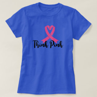 Denken Sie rosa - Hoffnung tragen, Kraft verbreite T-Shirt