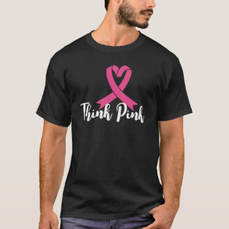 Denken Sie rosa - Hoffnung tragen, Kraft verbreite T-Shirt