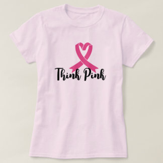 Denken Sie rosa - Hoffnung tragen, Kraft verbreite T-Shirt
