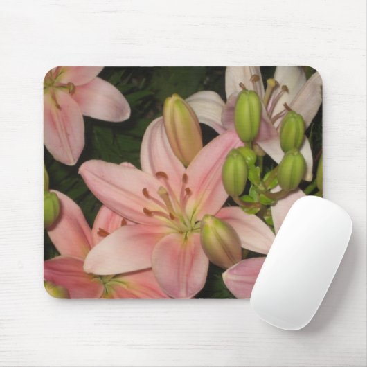 Denken Sie Rosa Mousepad (Mit Mouse)