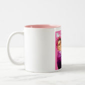 Denken Sie Rosa Zweifarbige Tasse (Links)