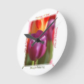 Denken Sie Runde Wanduhr (Winkel)