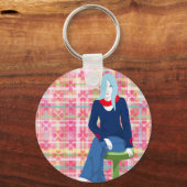 Denken Sie Schlüsselanhänger (Vorderseite)