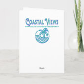 Denken Sie | Schöne Ozeanszene Karte (Rückseite)