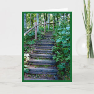 Denken Sie Schritt für Schritt an Sie Karte