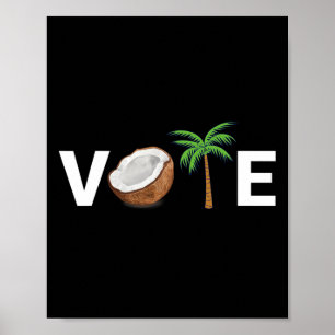 Denken Sie, Sie sind einfach aus einem Kokospalmen Poster