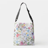 Denken Sie Spring Beautiful Floral Crossbody Bag Tragetaschen Mit Langen Trägern (Rückseite)