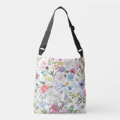 Denken Sie Spring Beautiful Floral Crossbody Bag Tragetaschen Mit Langen Trägern (Vorderseite)