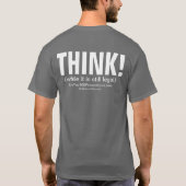 DENKEN Sie! T-Shirt (Rückseite)