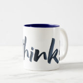 Denken Sie!  Tasse mit einer Einstellung. Bold Bru (VorderseiteRechts)