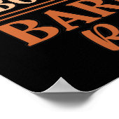 Denken Sie über Barrel Racing Pferde Racer Ra Poster (Ecke)