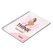 Denken Sie über den Kasten Lady Boss Notizblock (Linke Seite)