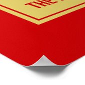 Denken Sie über den Kasten motivierend nach Poster (Ecke)