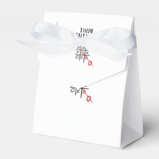 Denken Sie über den Kasten nach Geschenkschachtel (Vorderseite)