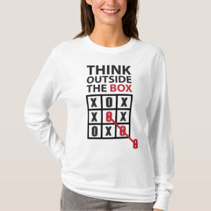 Denken Sie über den Kasten nach T-Shirt