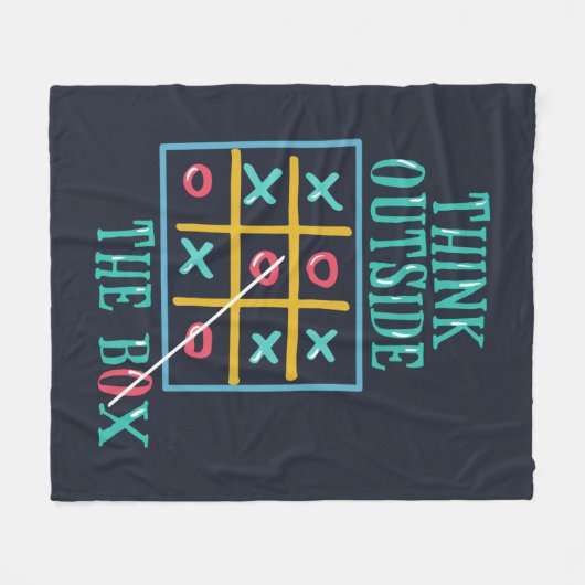 Denken Sie über die Box-Camping-Reise nach Fleecedecke (Vorderseite (Horizontal))