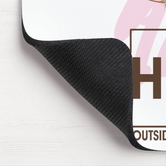 Denken Sie über die Büchse hinaus Mousepad (Ecke)