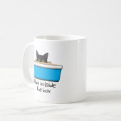 Denken Sie über die Schachtel hinaus. Die Wurfbox, Kaffeetasse (Vorderseite Links)