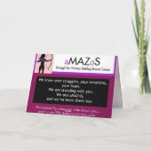 Denken Sie über diese Dinge nach Karte (Rückseite)