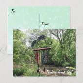 Denken Sie über Sie Fluss Blume Just Sprichwort Hi Postkarte (Vorne/Hinten)