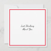 Denken Sie über Sie Kardinal und Blume Mandala Karte (Rückseite)