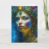 Denken Sie über Sie und wünschen Sie einen magisch Karte (Vorderseite)