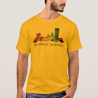 Denken Sie unterschiedliches.  Seien Sie T-Shirt