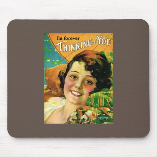Denken Sie Vintag an Sie - Rolf Armstrong Mousepad (Vorne)