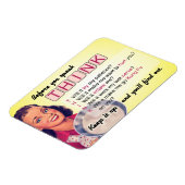 Denken Sie vor Ihrer Rede nach (mit G) Magnet (Linke Seite)