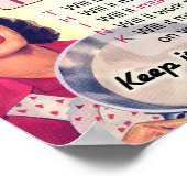 Denken Sie vor Ihrer Rede nach (mit G) Poster (Ecke)