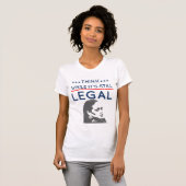 Denken Sie, während es noch legal ist - Funny Poli T-Shirt (Vorne ganz)