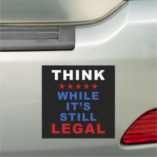 Denken Sie, während es noch legal ist: Geweckt Pol Auto Magnet