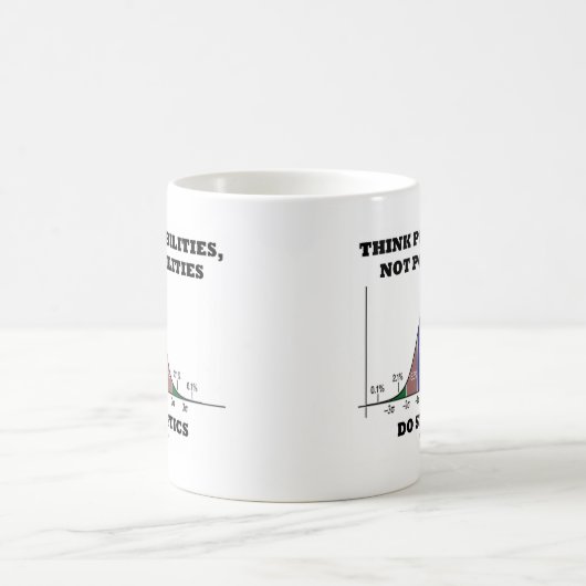 Denken Sie Wahrscheinlichkeiten, nicht Kaffeetasse (Mittel)