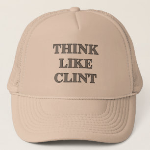 Denken Sie wie Clint Truckerkappe