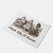 Denken Sie wie ein Fußmatte (Schrägansicht)