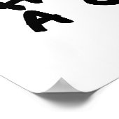 Denken Sie wie ein Krimineller Poster (Ecke)