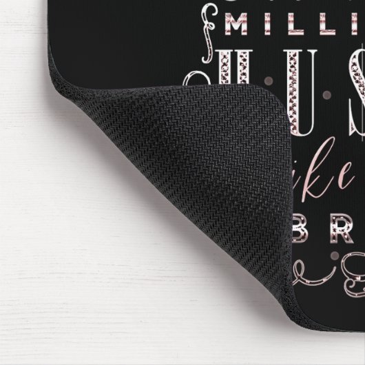 Denken Sie wie ein Millionär-Hustle, als wären Sie Mousepad (Ecke)