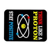 Denken Sie wie ein Proton, Bleibe positiv Magnet (Horizontal)
