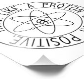 Denken Sie wie ein Proton Fotodruck (Ecke)