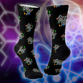Denken Sie wie ein Proton-Fun-Science-Zitat Socken