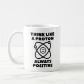 Denken Sie wie ein Proton Kaffeetasse (Links)