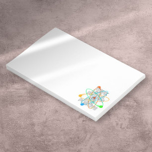 DENKEN SIE WIE EIN PROTON UND BLEIBE POSITIV POST-IT KLEBEZETTEL