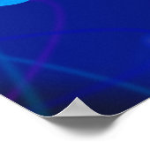 DENKEN SIE WIE EIN PROTON UND BLEIBE POSITIV POSTER (Ecke)