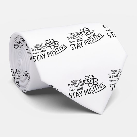 Denken Sie wie ein Proton-Wissenschafts-cooles Krawatte (Gerollt)