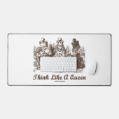 Denken Sie wie ein Queen Wonderland Advice Alice S Schreibtischunterlage (Tastatur & Maus)