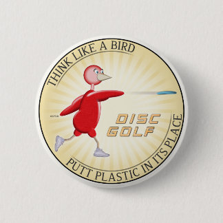 Denken Sie wie ein Vogel Button