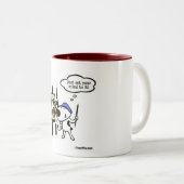 Denken Sie wie LEONARDO und tun Sie es Zweifarbige Tasse (VorderseiteRechts)